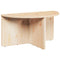 vidaXL Coffee Table 2 pcs Natural Solid pine wood
