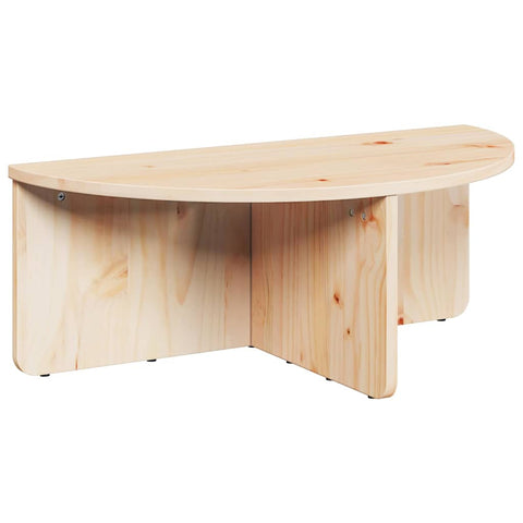 vidaXL Coffee Table 2 pcs Natural Solid pine wood