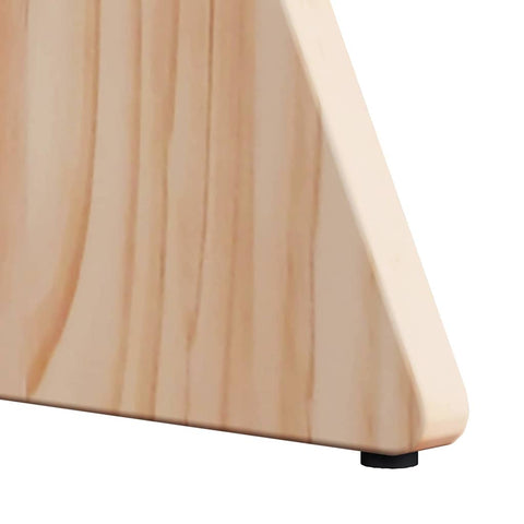 vidaXL Coffee Table 3 pcs Natural Solid pine wood