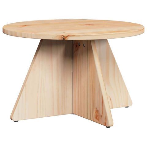 vidaXL Coffee Table 3 pcs Natural Solid pine wood