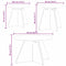 vidaXL Coffee Table 3 pcs Natural Solid pine wood