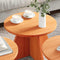 vidaXL Coffee Table 3 pcs Wax brown Solid pine wood