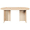 vidaXL Coffee Table Natural 80 x 39.5 x 35 cm Solid pine wood