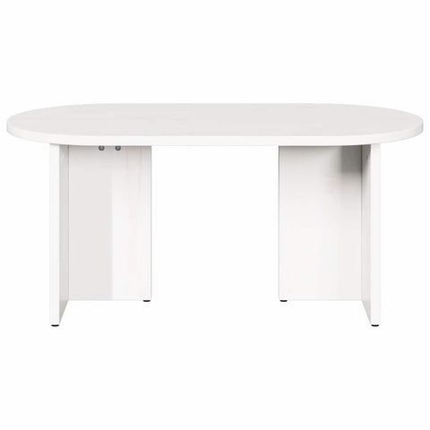 vidaXL Coffee Table White 80 x 39.5 x 35 cm Solid pine wood