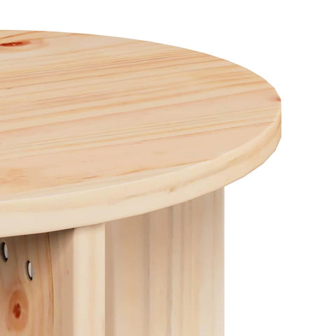 vidaXL Coffee Table 2 pcs Natural 41.5 x 41.5 x 44 cm Solid pine wood