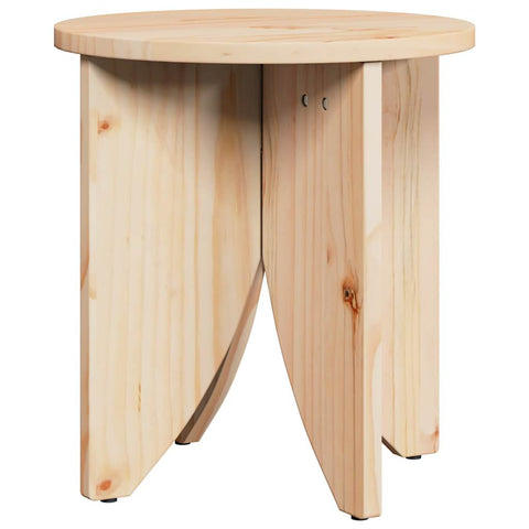 vidaXL Coffee Table 2 pcs Natural 41.5 x 41.5 x 44 cm Solid pine wood