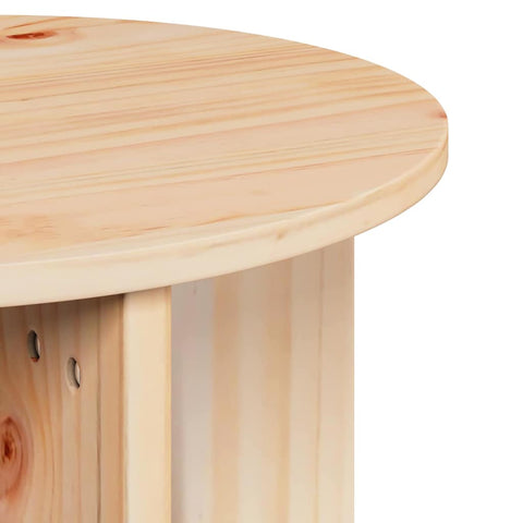 vidaXL Coffee Table 2 pcs Natural Solid pine wood