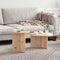 vidaXL Coffee Table Set 2 pcs Natural Solid pine wood
