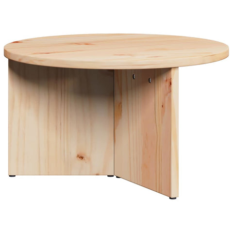 vidaXL Coffee Table Set 2 pcs Natural Solid pine wood