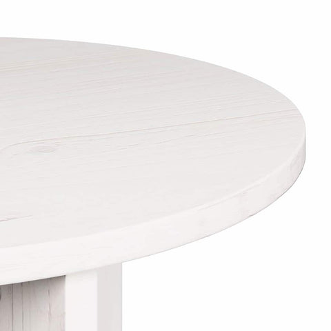 vidaXL Coffee Table Set 2 pcs White Solid pine wood