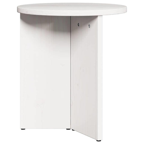 vidaXL Coffee Table Set 2 pcs White Solid pine wood