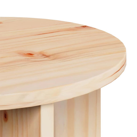 vidaXL Coffee Table Set 2 pcs Natural Solid pine wood
