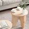 vidaXL Coffee Table Set 2 pcs Natural Solid pine wood