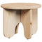 vidaXL Coffee Table Set 2 pcs Natural Solid pine wood