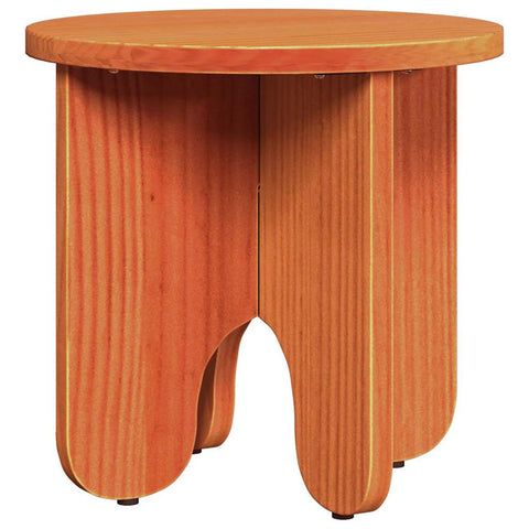vidaXL Coffee Table Set 2 pcs Wax brown Solid pine wood