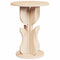 vidaXL Side Table Natural Solid pine wood