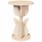 vidaXL Side Table Natural Solid pine wood