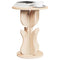 vidaXL Side Table Natural Solid pine wood