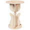 vidaXL Side Table Natural Solid pine wood