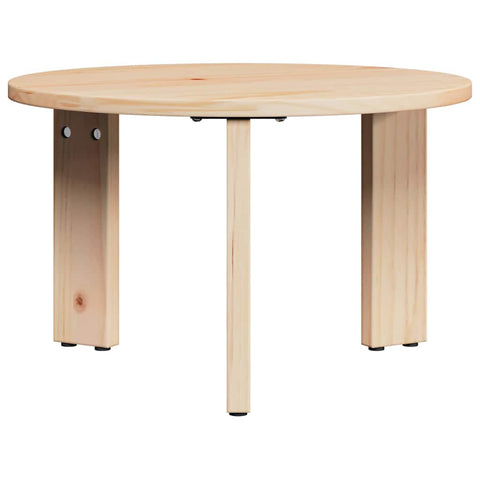 vidaXL Coffee Table Set 2 pcs Natural 47.5 x 47.5 x 27 cm
