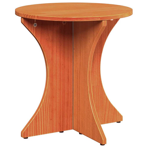 vidaXL Coffee Table 2 pcs Wax brown 46 x 46 x 47 cm Solid pine wood