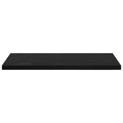 vidaXL Bookshelf Boards - 4 pcs in Black Oak, 40x20x1.5 cm, made from engineered wood.