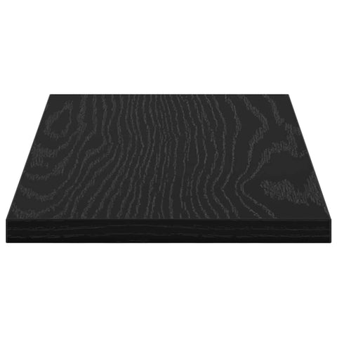 vidaXL Bookshelf Boards - 4 pcs in Black Oak, 40x20x1.5 cm, made from engineered wood.