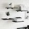 vidaXL Shelf Boards, 4 Pieces, Black Oak, 40x30x1.5 cm, Made from Engineered Wood