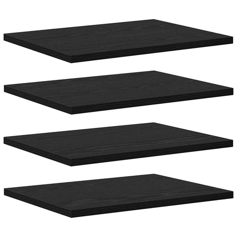 vidaXL Shelf Boards, 4 Pieces, Black Oak, 40x30x1.5 cm, Made from Engineered Wood
