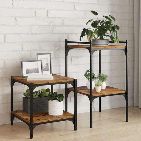 vidaXL Shelf Boards 4 Pack - Old Wood - 40x40x1.5 cm - Made from Engineered Wood