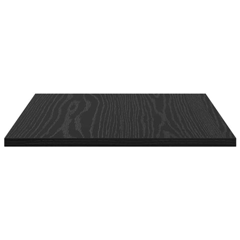 vidaXL Bookshelf Boards - 4 pcs, Black Oak, 40x40x1.5 cm, Made from engineered wood.