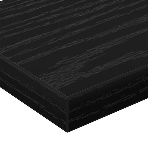 vidaXL Bookshelf Shelves - 4 Pack in Black Oak, 60x10x1.5 cm - Made from Engineered Wood
