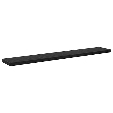 vidaXL Bookshelf Shelves - 4 Pack in Black Oak, 60x10x1.5 cm - Made from Engineered Wood