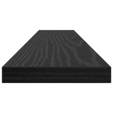 vidaXL Bookshelf Shelves - 4 Pack in Black Oak, 60x10x1.5 cm - Made from Engineered Wood