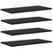 vidaXL Shelving Boards - Pack of 4 in Black Oak, 60x30x1.5 cm, made from engineered wood