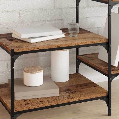 vidaXL Bookshelf Board 4 pcs Brown 60 x 40 x 1.5 cm Engineered wood