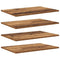 vidaXL Shelf with Shelf with Storage 4 pcs Brown Particle board
