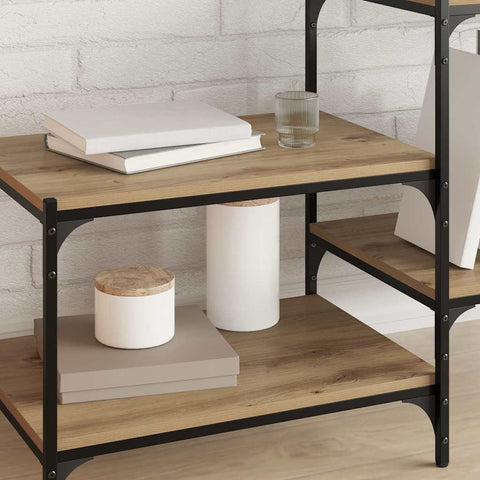 vidaXL Bookshelf Board 4 pcs Brown 60 x 40 x 1.5 cm Engineered wood