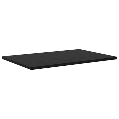 vidaXL Shelf with Shelf with Storage 4 pcs Black Particle board