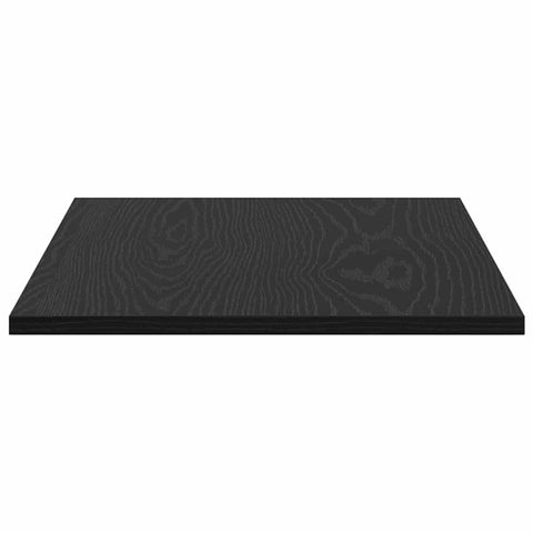 vidaXL Shelf with Shelf with Storage 4 pcs Black Particle board