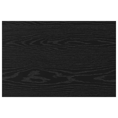 vidaXL Shelf with Shelf with Storage 4 pcs Black Particle board