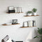 vidaXL Shelf with Shelf with Storage 4 pcs Brown Particle board