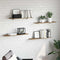 vidaXL Shelf with Shelf with Storage 4 pcs Brown Particle board