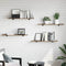 vidaXL Shelf with Shelf with Storage 4 pcs Brown Particle board