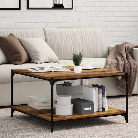 vidaXL Shelf with Shelf with Storage 4 pcs Brown Particle board