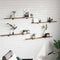 vidaXL Shelf with Shelf with Storage 4 pcs Brown Particle board