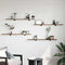 vidaXL Shelf with Shelf with Storage 4 pcs Brown Particle board