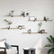 vidaXL Shelf with Shelf with Storage 4 pcs Brown Particle board