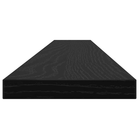 vidaXL Shelf with Shelf with Storage 4 pcs Black Particle board