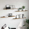 vidaXL Shelf with Shelf with Storage 4 pcs Brown Particle board